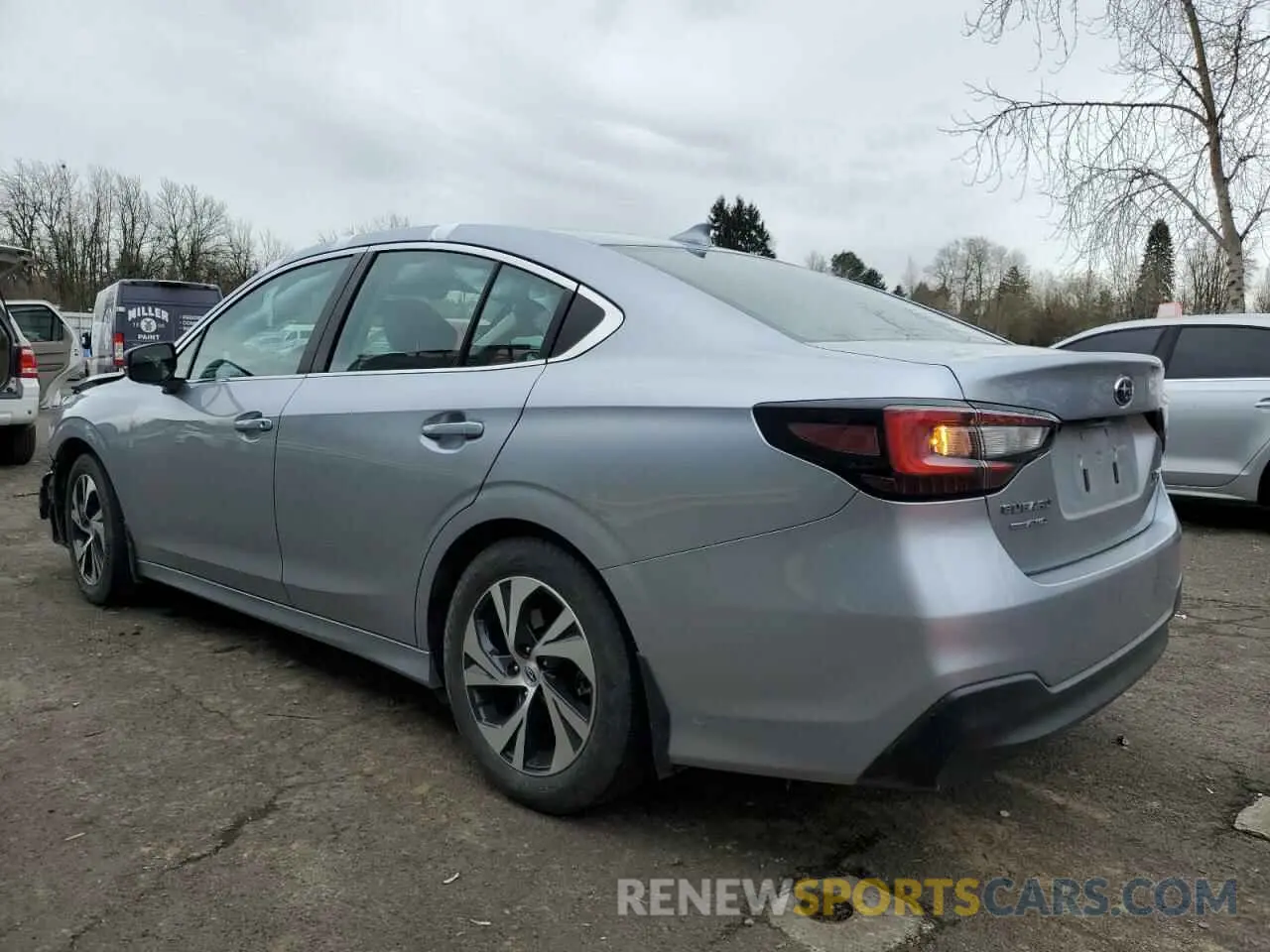 2 Photograph of a damaged car 4S3BWAB63L3033558 SUBARU LEGACY 2020