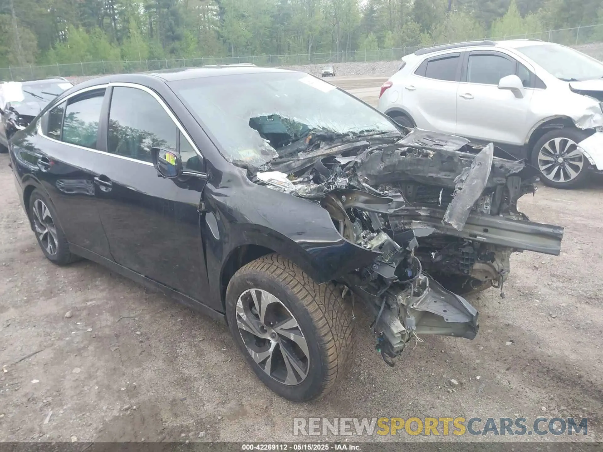 1 Photograph of a damaged car 4S3BWAB66L3026698 SUBARU LEGACY 2020
