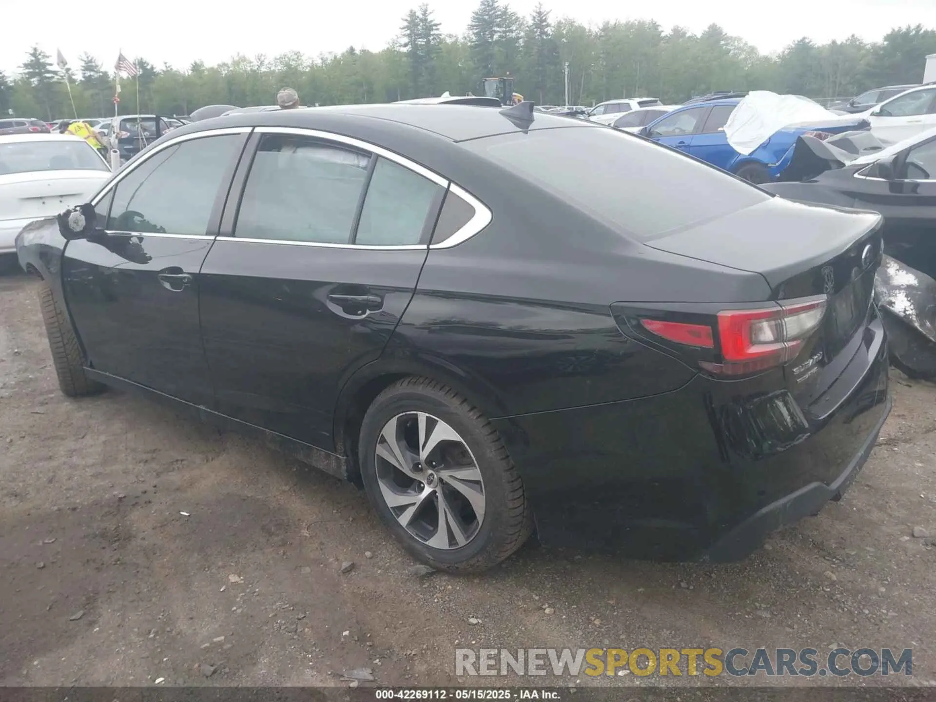 3 Photograph of a damaged car 4S3BWAB66L3026698 SUBARU LEGACY 2020