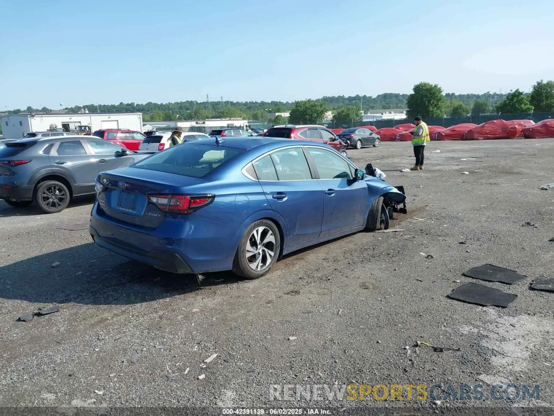 4 Photograph of a damaged car 4S3BWAC61L3021844 SUBARU LEGACY 2020