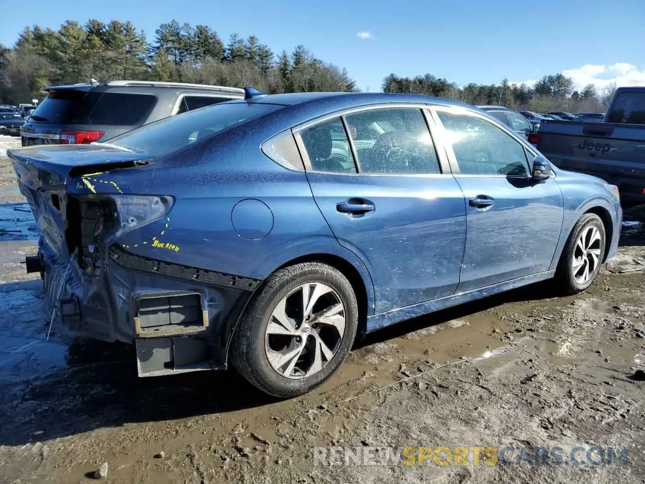 3 Photograph of a damaged car 4S3BWAC62L3016037 SUBARU LEGACY 2020