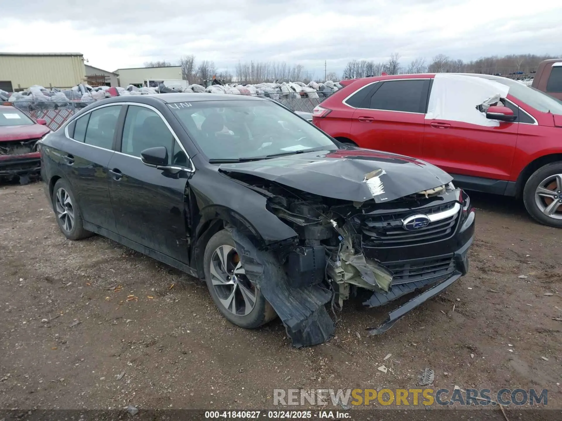 1 Photograph of a damaged car 4S3BWAC63L3009999 SUBARU LEGACY 2020