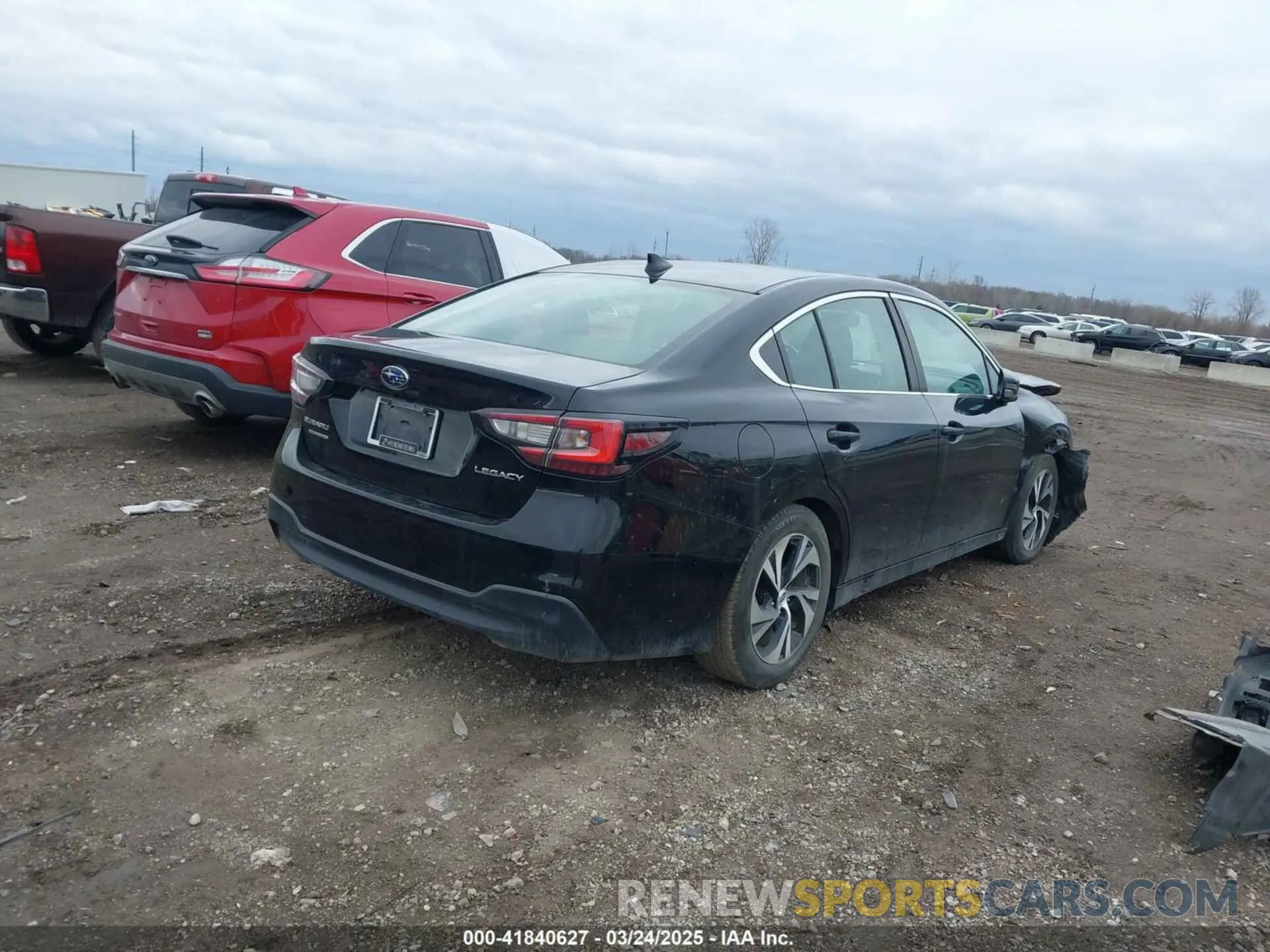 4 Photograph of a damaged car 4S3BWAC63L3009999 SUBARU LEGACY 2020