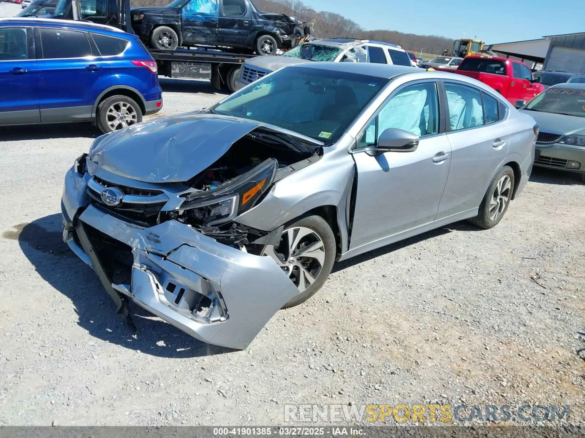 2 Photograph of a damaged car 4S3BWAC63L3016676 SUBARU LEGACY 2020