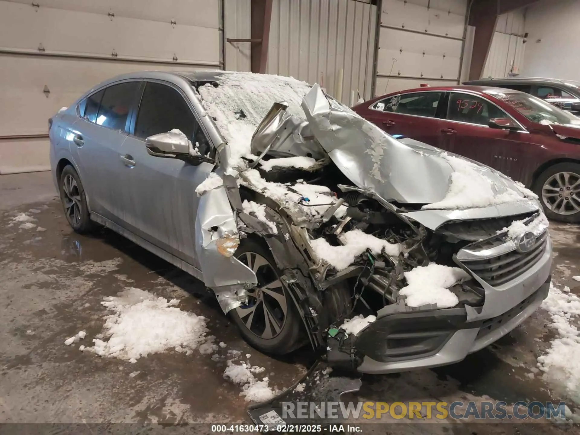 1 Photograph of a damaged car 4S3BWAC63L3024745 SUBARU LEGACY 2020