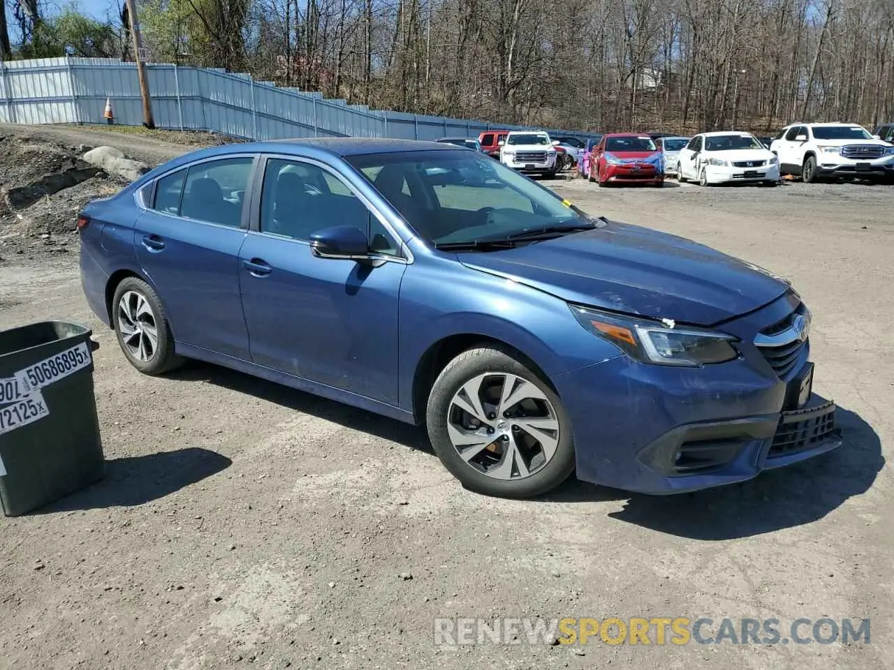 4 Photograph of a damaged car 4S3BWAC64L3027377 SUBARU LEGACY 2020