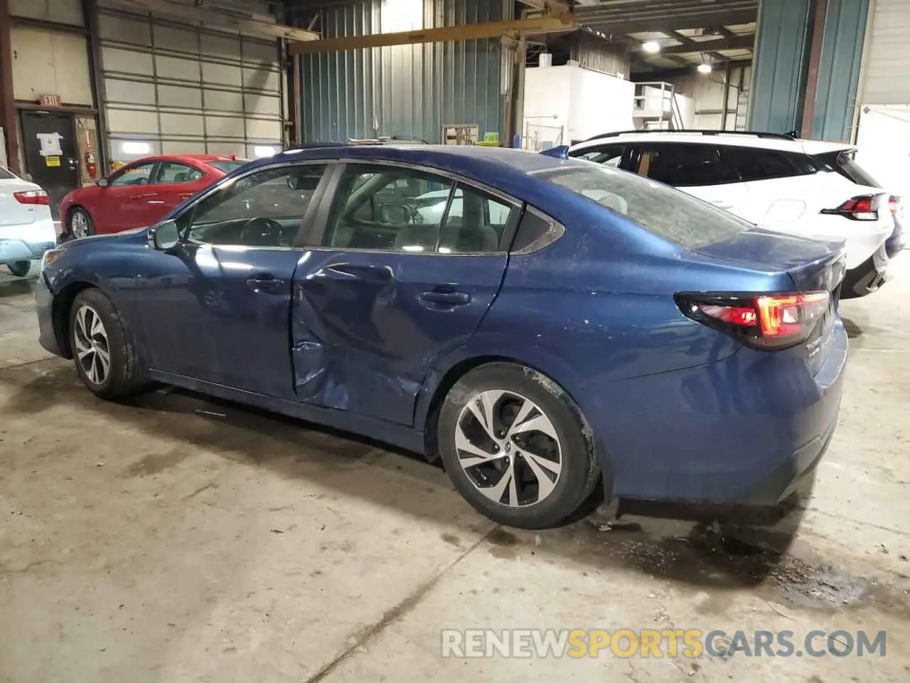 2 Photograph of a damaged car 4S3BWAC65L3002116 SUBARU LEGACY 2020