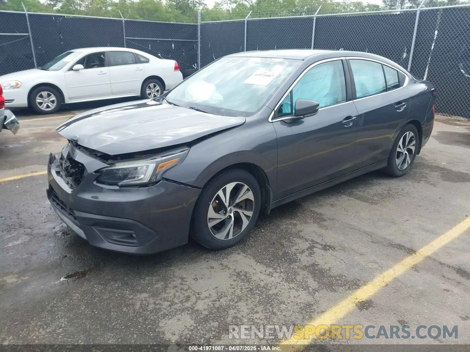 2 Photograph of a damaged car 4S3BWAC65L3003816 SUBARU LEGACY 2020