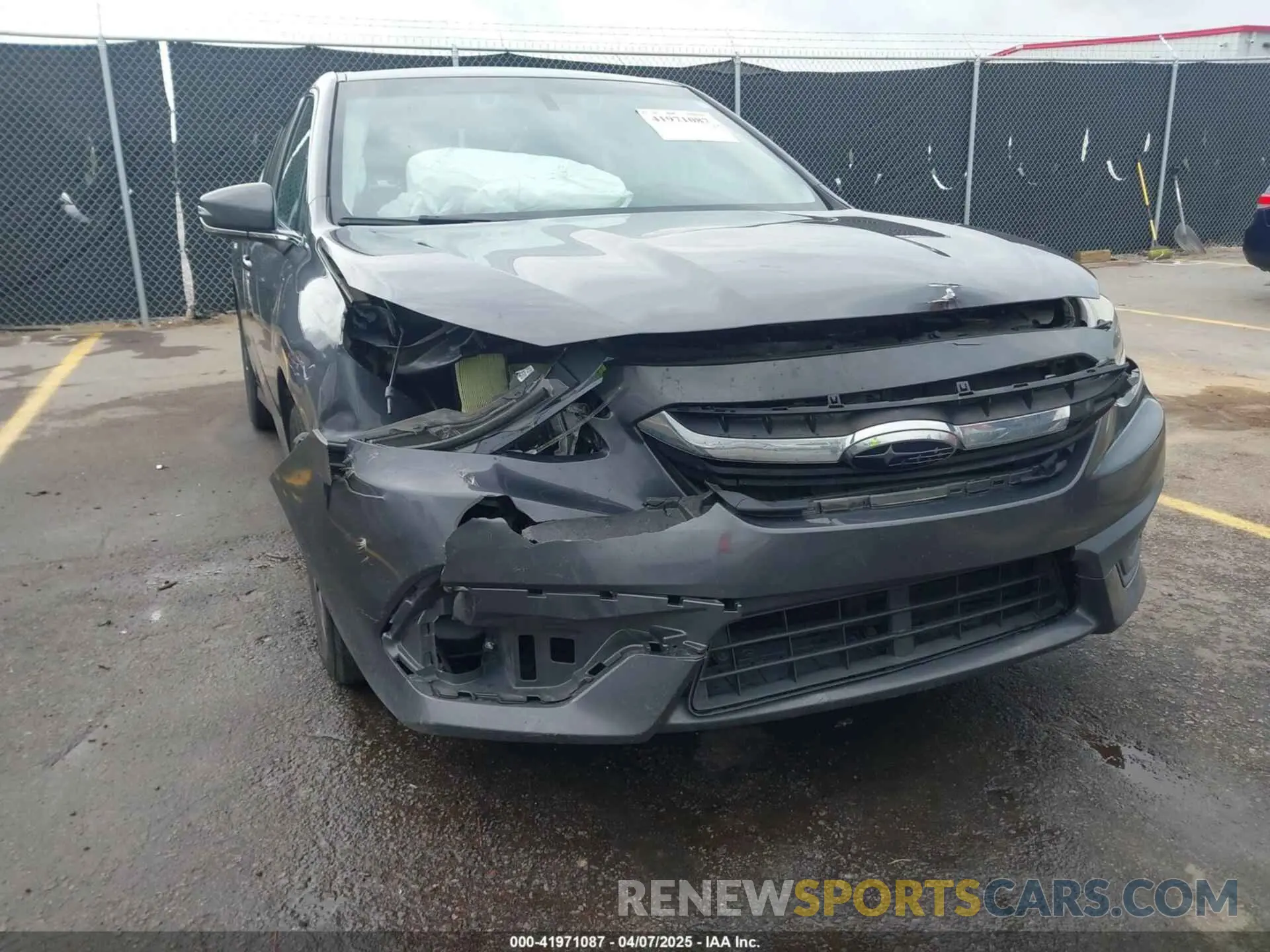 6 Photograph of a damaged car 4S3BWAC65L3003816 SUBARU LEGACY 2020