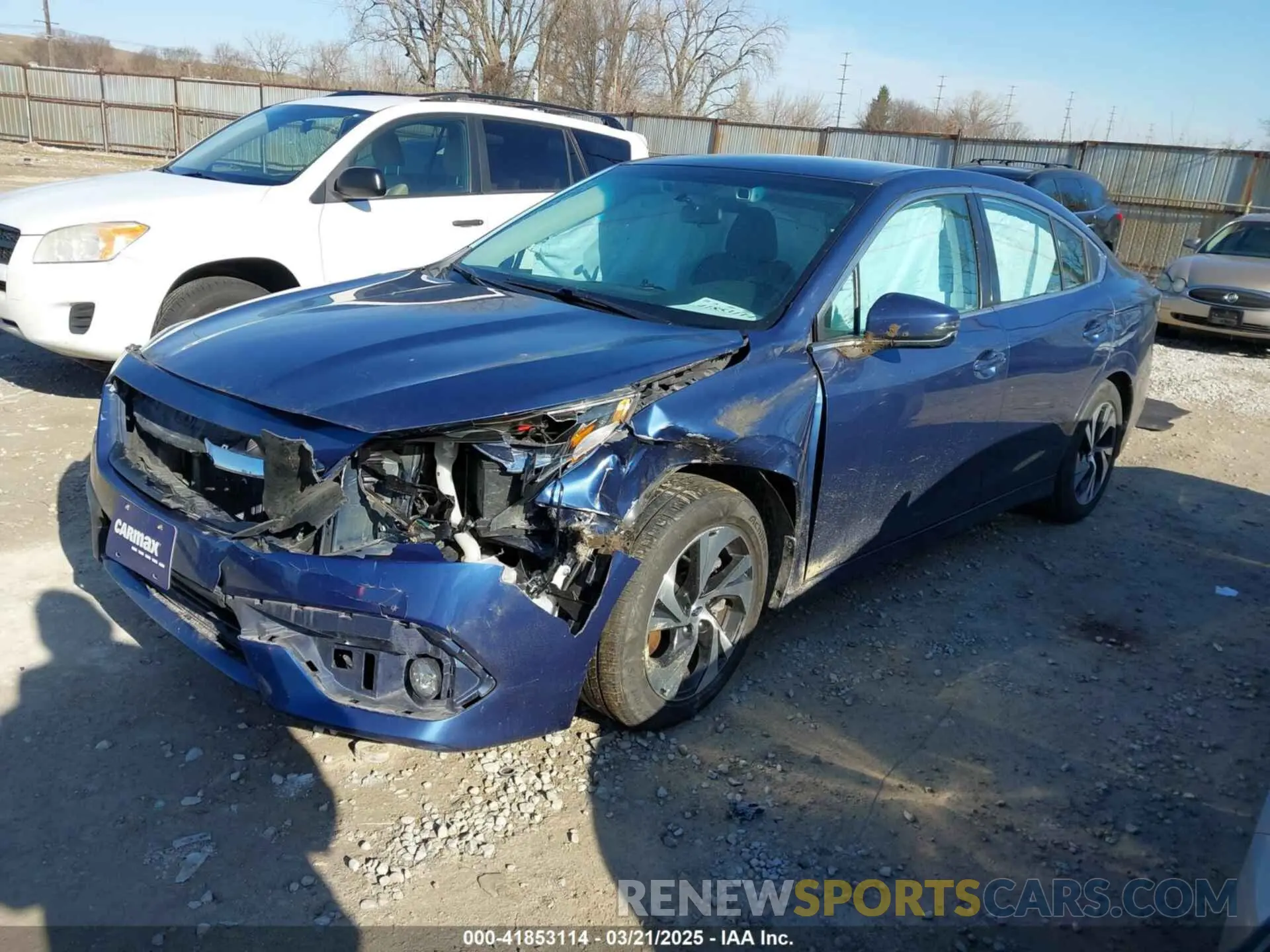 2 Photograph of a damaged car 4S3BWAC66L3025808 SUBARU LEGACY 2020