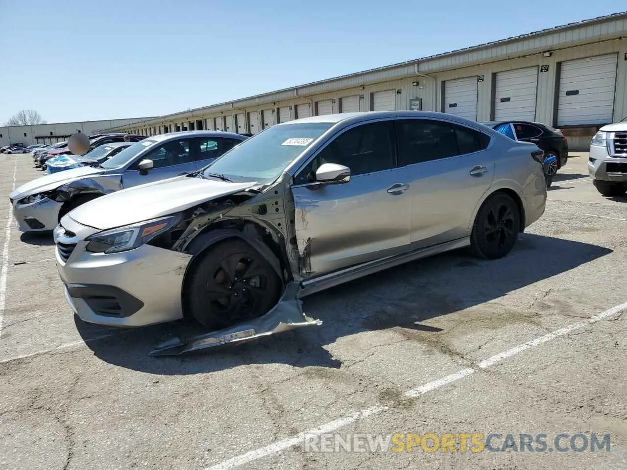 1 Photograph of a damaged car 4S3BWAC67L3003994 SUBARU LEGACY 2020