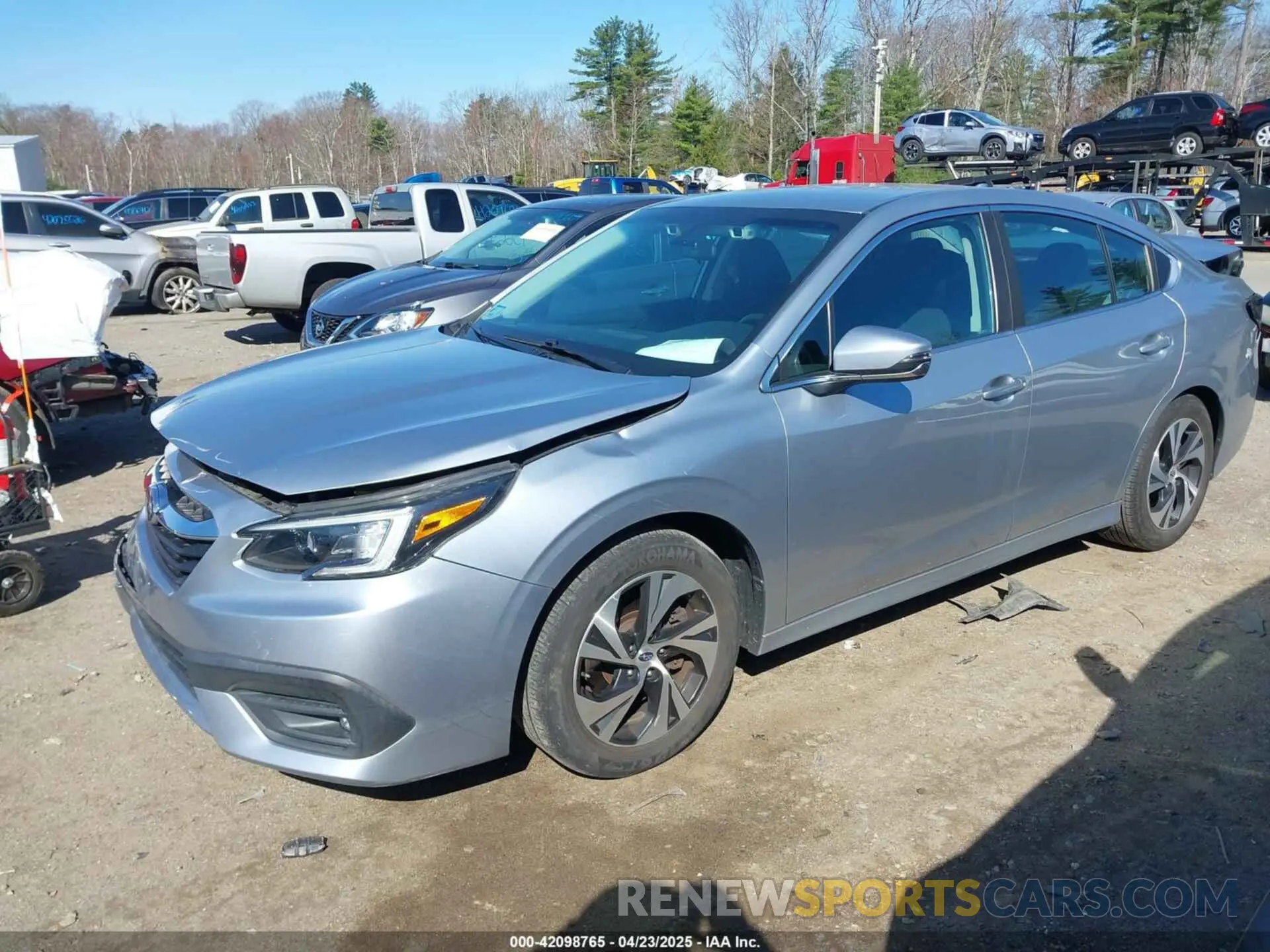 2 Photograph of a damaged car 4S3BWAC67L3005700 SUBARU LEGACY 2020