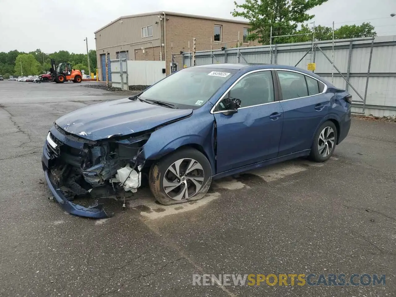 1 Photograph of a damaged car 4S3BWAC67L3020245 SUBARU LEGACY 2020
