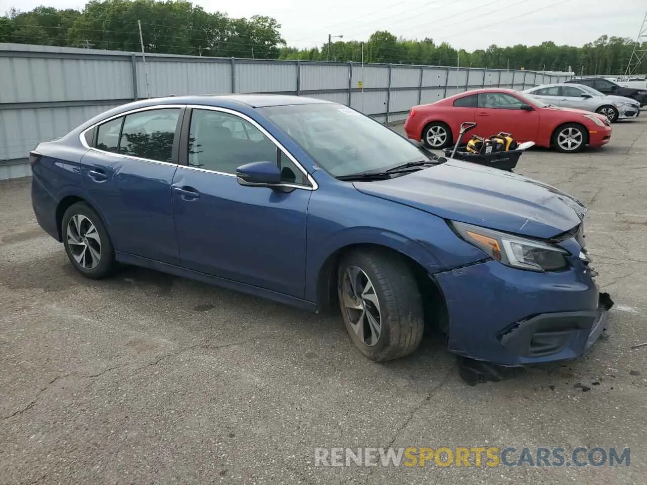 4 Photograph of a damaged car 4S3BWAC67L3020245 SUBARU LEGACY 2020
