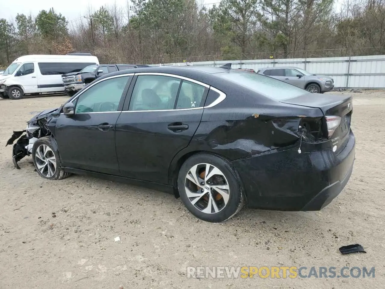 2 Photograph of a damaged car 4S3BWAC67L3029947 SUBARU LEGACY 2020