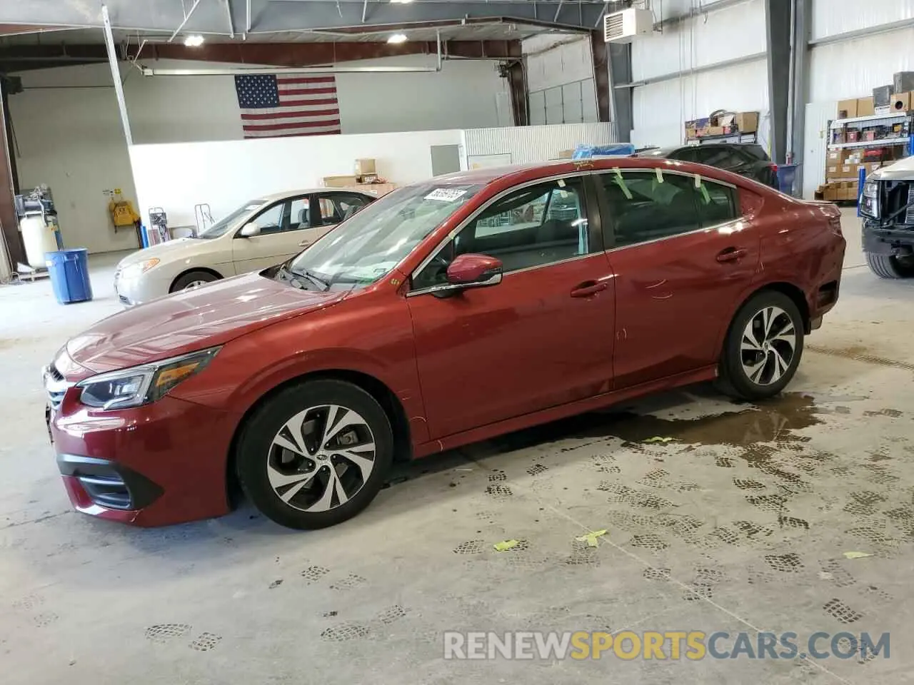 1 Photograph of a damaged car 4S3BWAC67L3033819 SUBARU LEGACY 2020