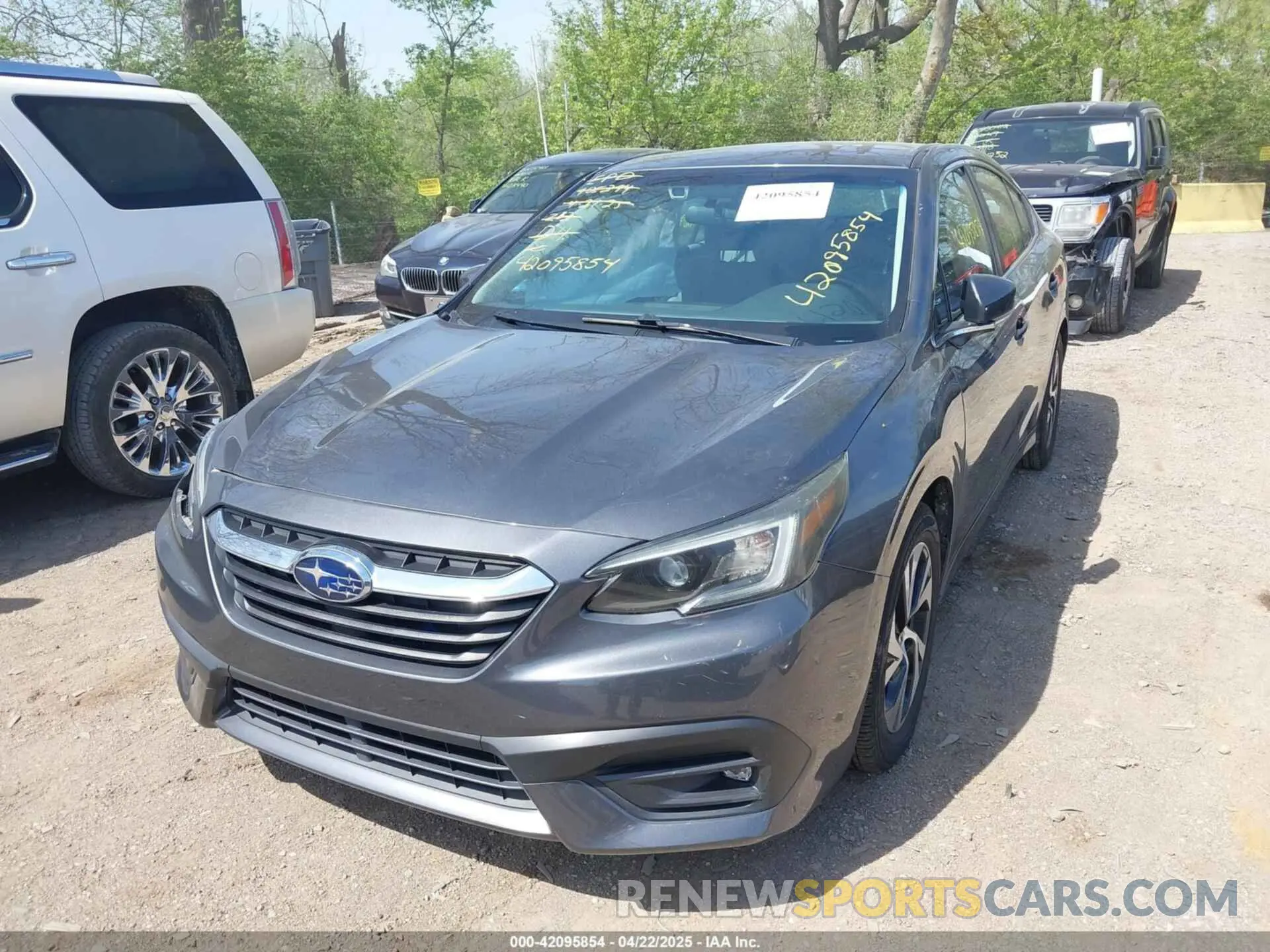 2 Photograph of a damaged car 4S3BWAC6XL3007022 SUBARU LEGACY 2020
