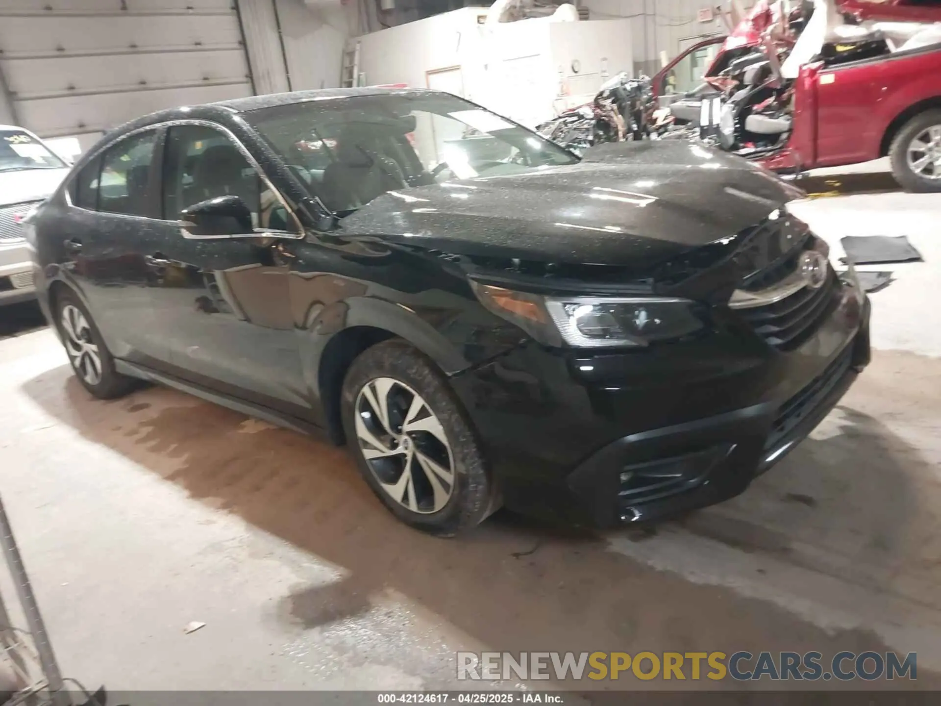 1 Photograph of a damaged car 4S3BWAC6XL3010454 SUBARU LEGACY 2020