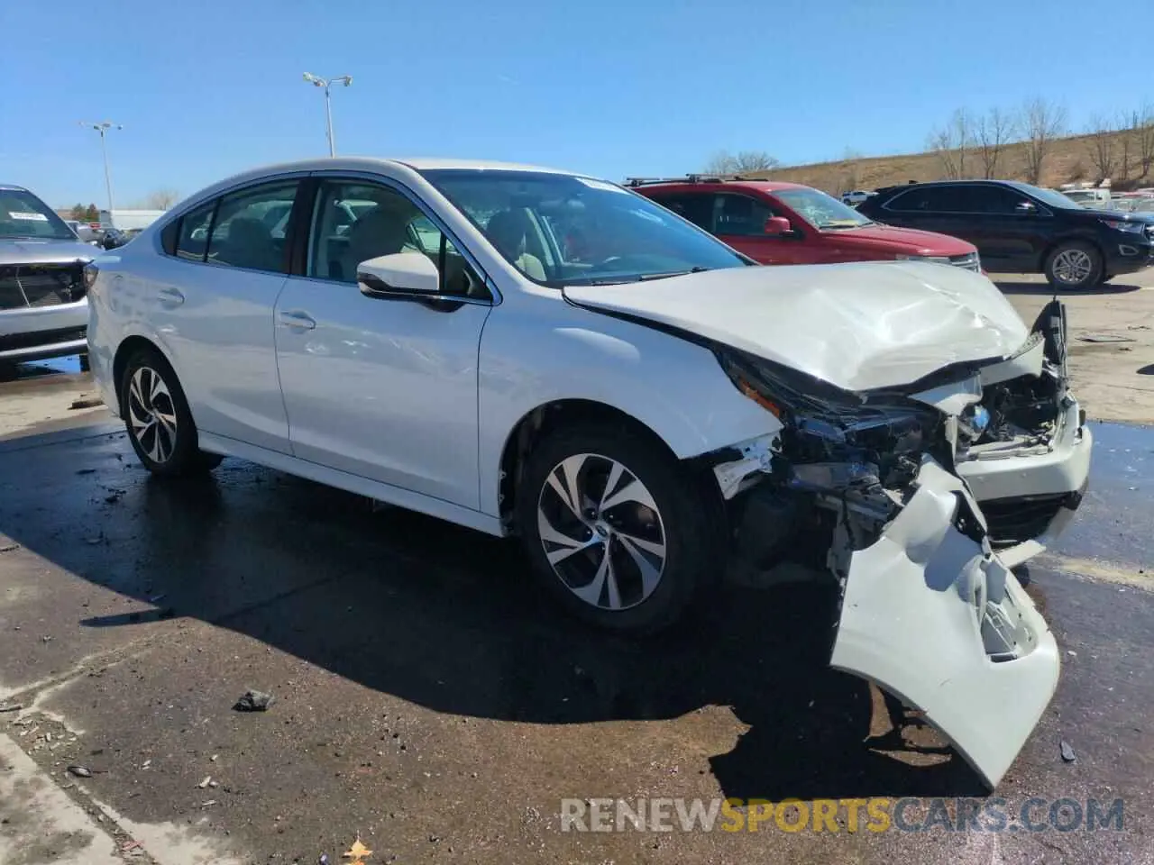 4 Photograph of a damaged car 4S3BWAC6XL3017226 SUBARU LEGACY 2020