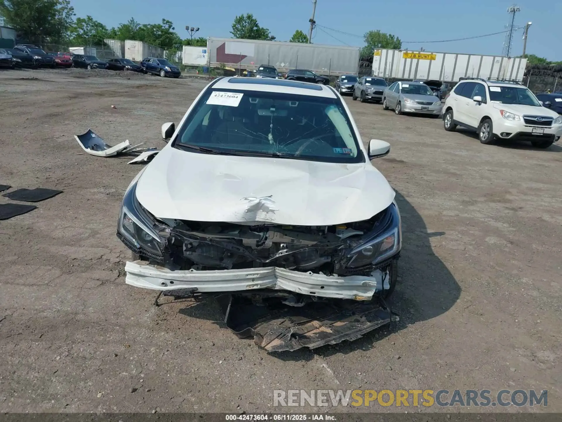 13 Photograph of a damaged car 4S3BWAE61L3031089 SUBARU LEGACY 2020