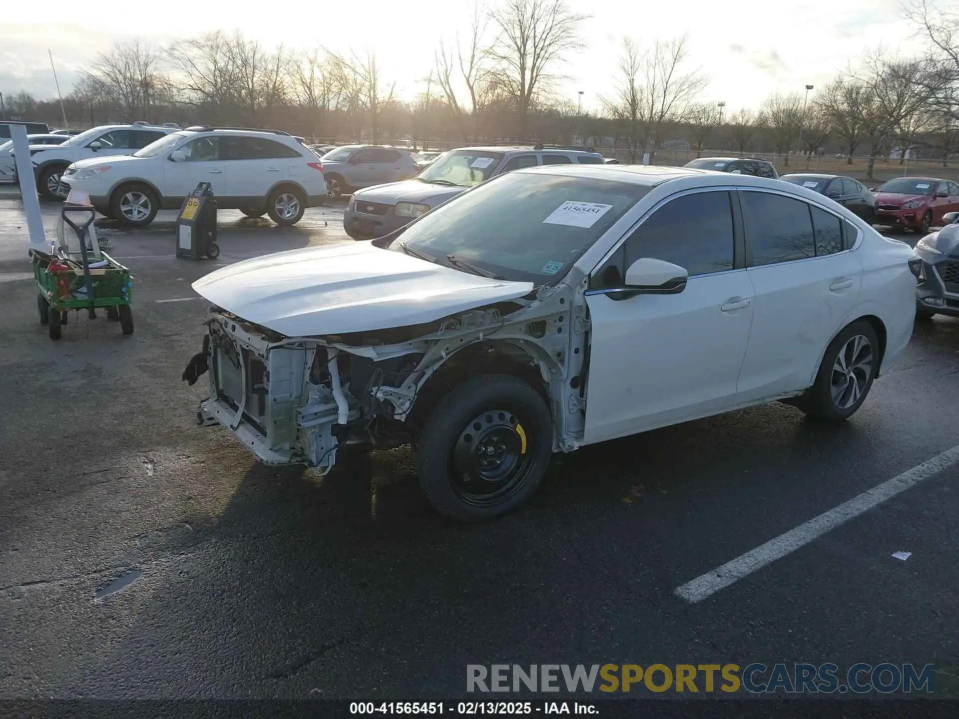 6 Photograph of a damaged car 4S3BWAE67L3034241 SUBARU LEGACY 2020