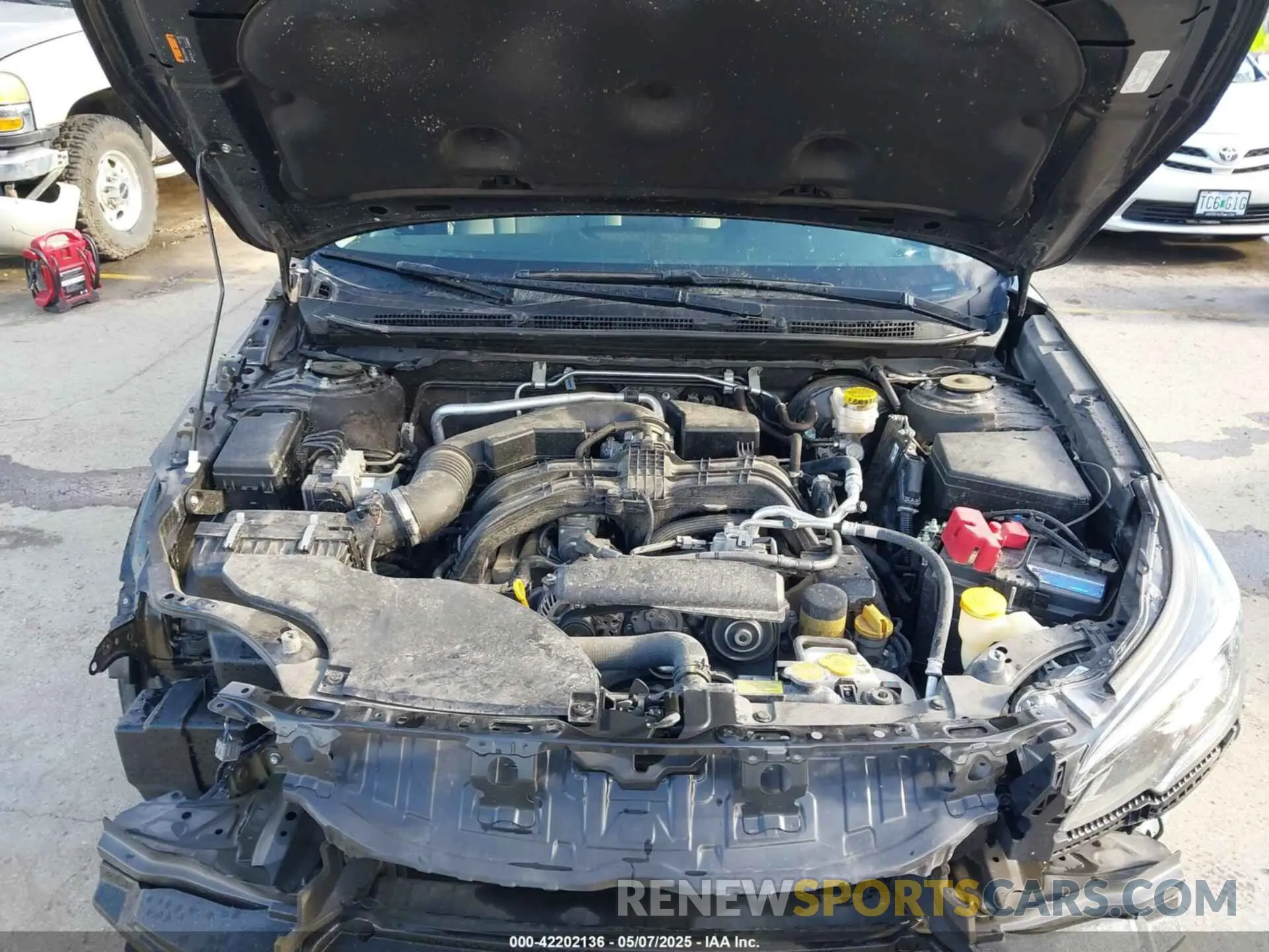 10 Photograph of a damaged car 4S3BWAE6XL3004599 SUBARU LEGACY 2020