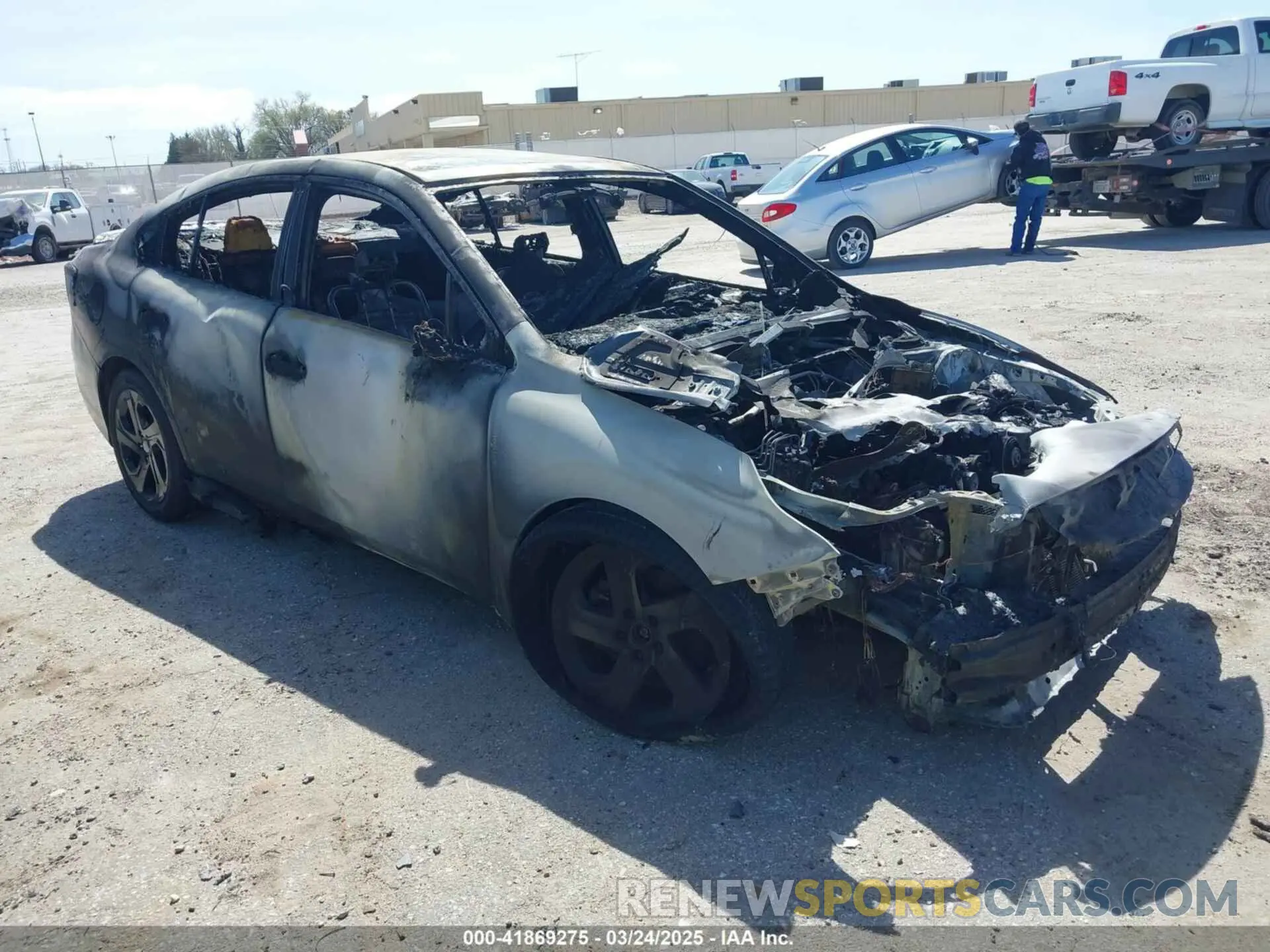 1 Photograph of a damaged car 4S3BWAF61L3013626 SUBARU LEGACY 2020