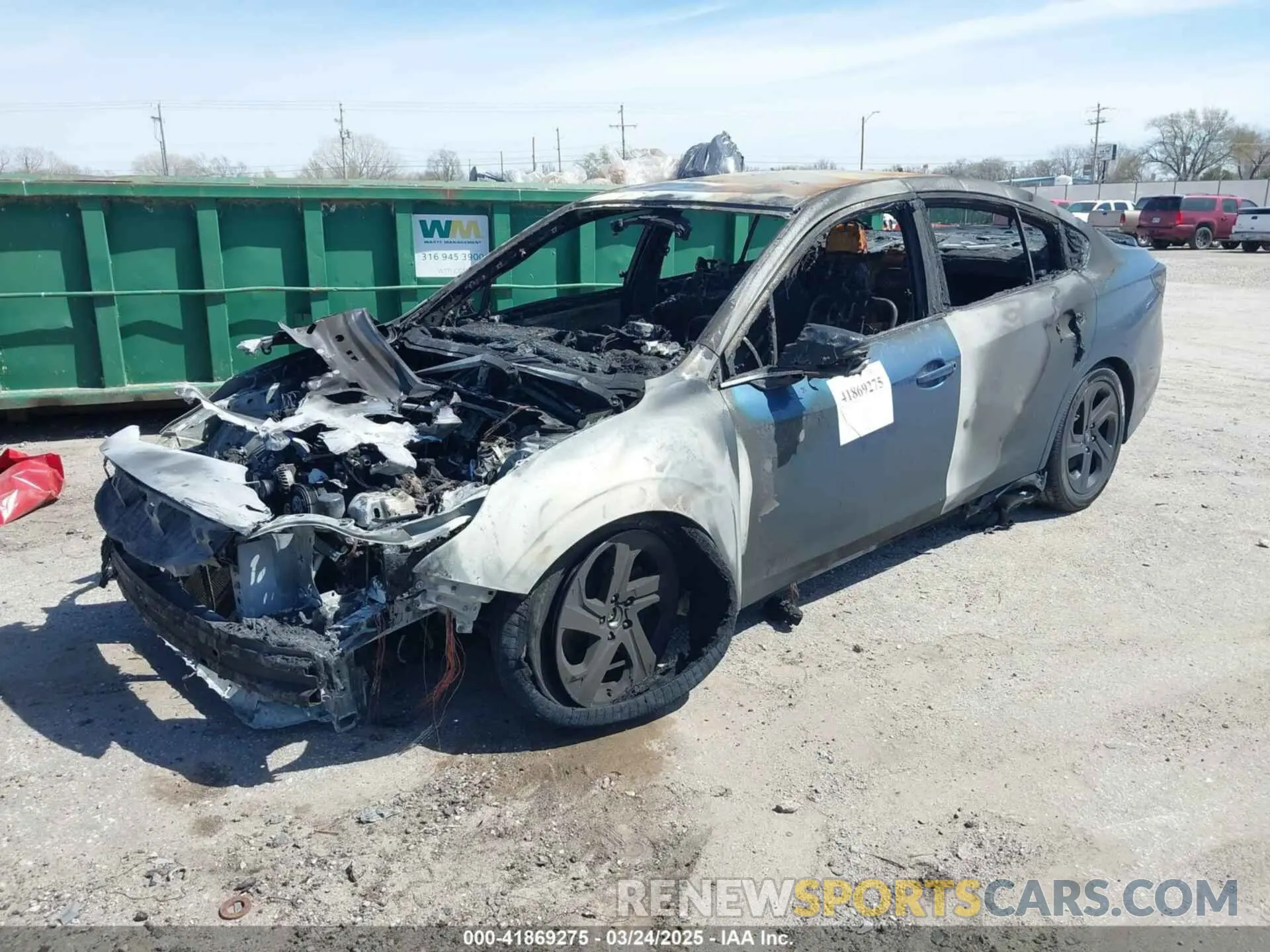 2 Photograph of a damaged car 4S3BWAF61L3013626 SUBARU LEGACY 2020