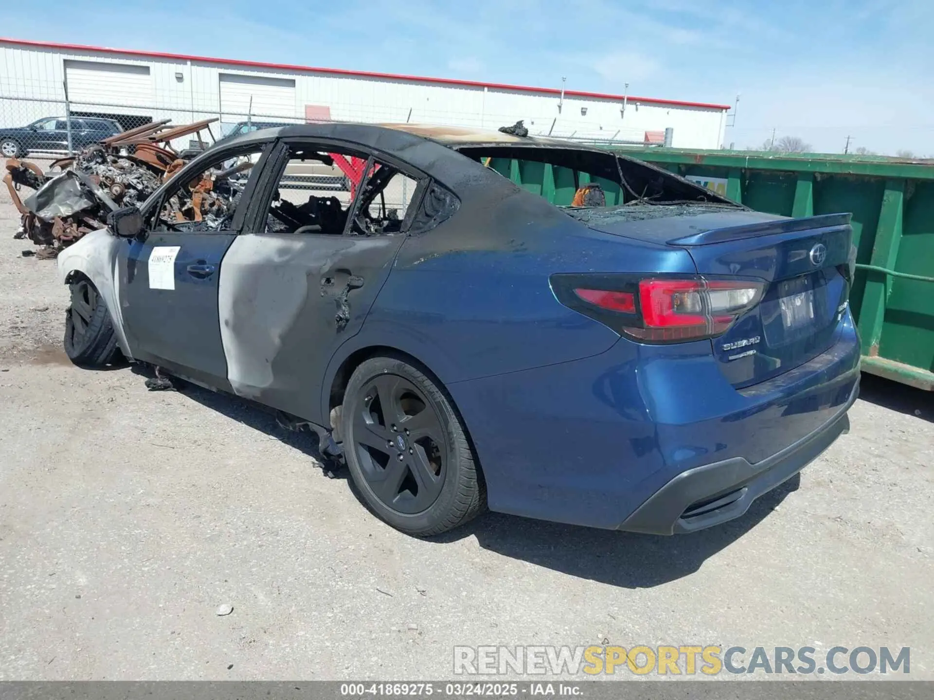 3 Photograph of a damaged car 4S3BWAF61L3013626 SUBARU LEGACY 2020