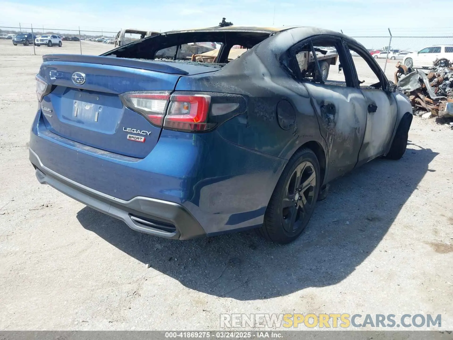 4 Photograph of a damaged car 4S3BWAF61L3013626 SUBARU LEGACY 2020