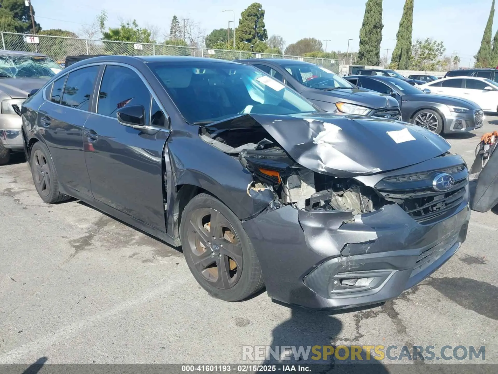 1 Photograph of a damaged car 4S3BWAG62L3014492 SUBARU LEGACY 2020