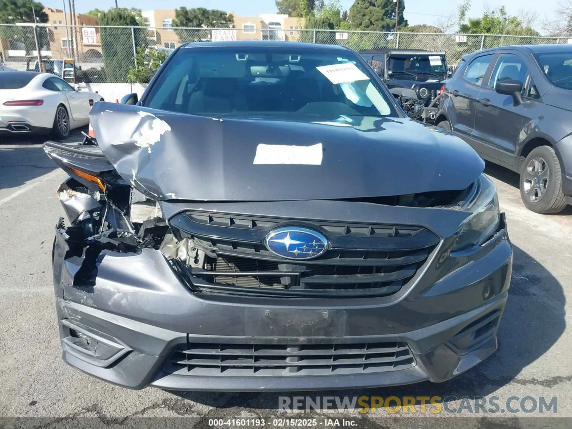 12 Photograph of a damaged car 4S3BWAG62L3014492 SUBARU LEGACY 2020