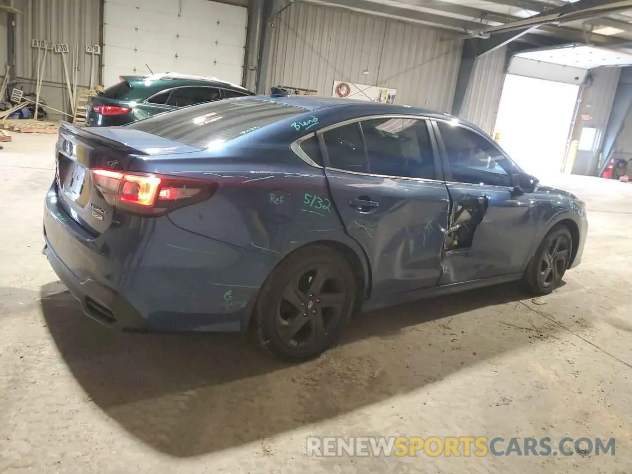 3 Photograph of a damaged car 4S3BWAG65L3028063 SUBARU LEGACY 2020