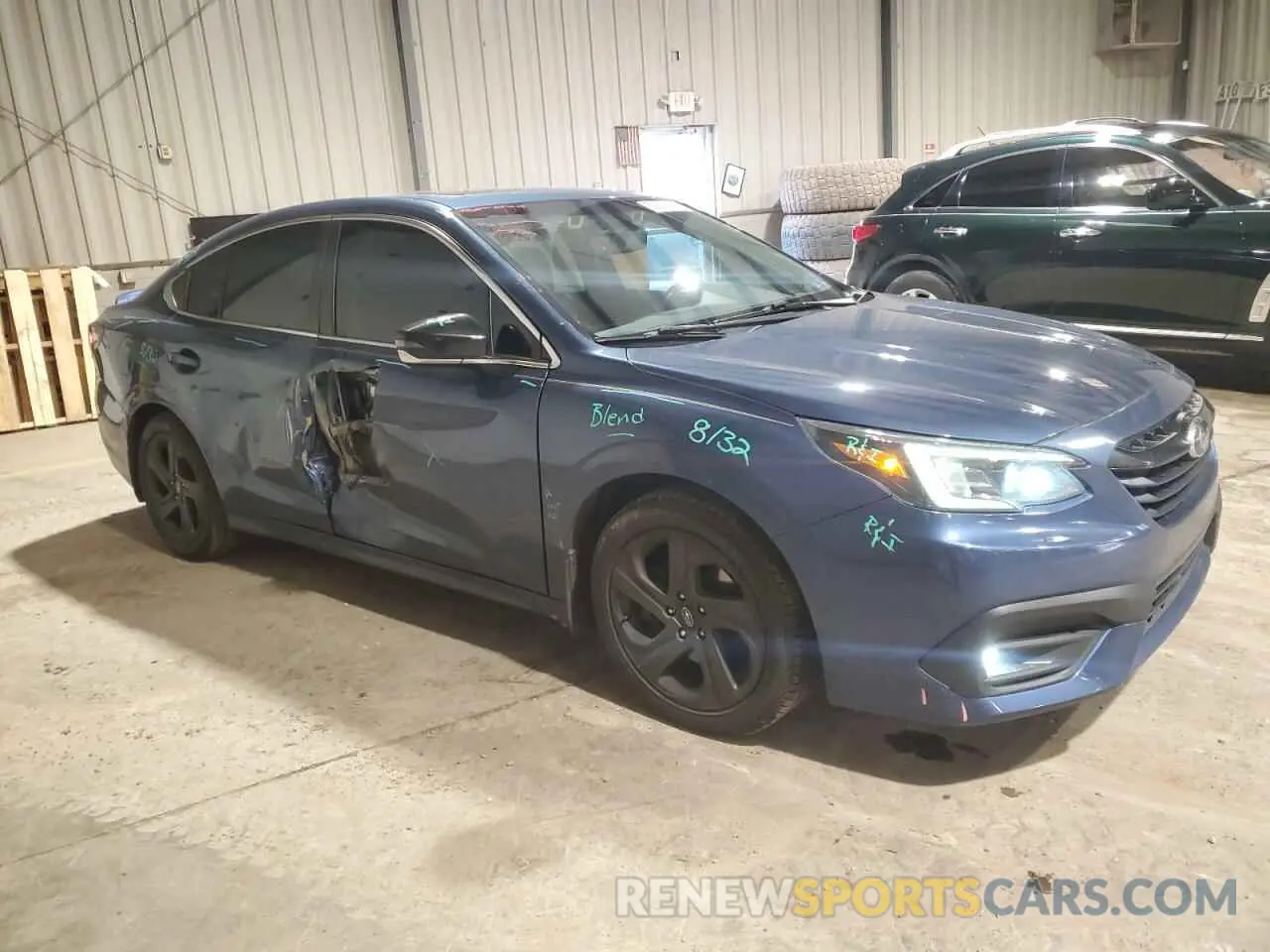 4 Photograph of a damaged car 4S3BWAG65L3028063 SUBARU LEGACY 2020
