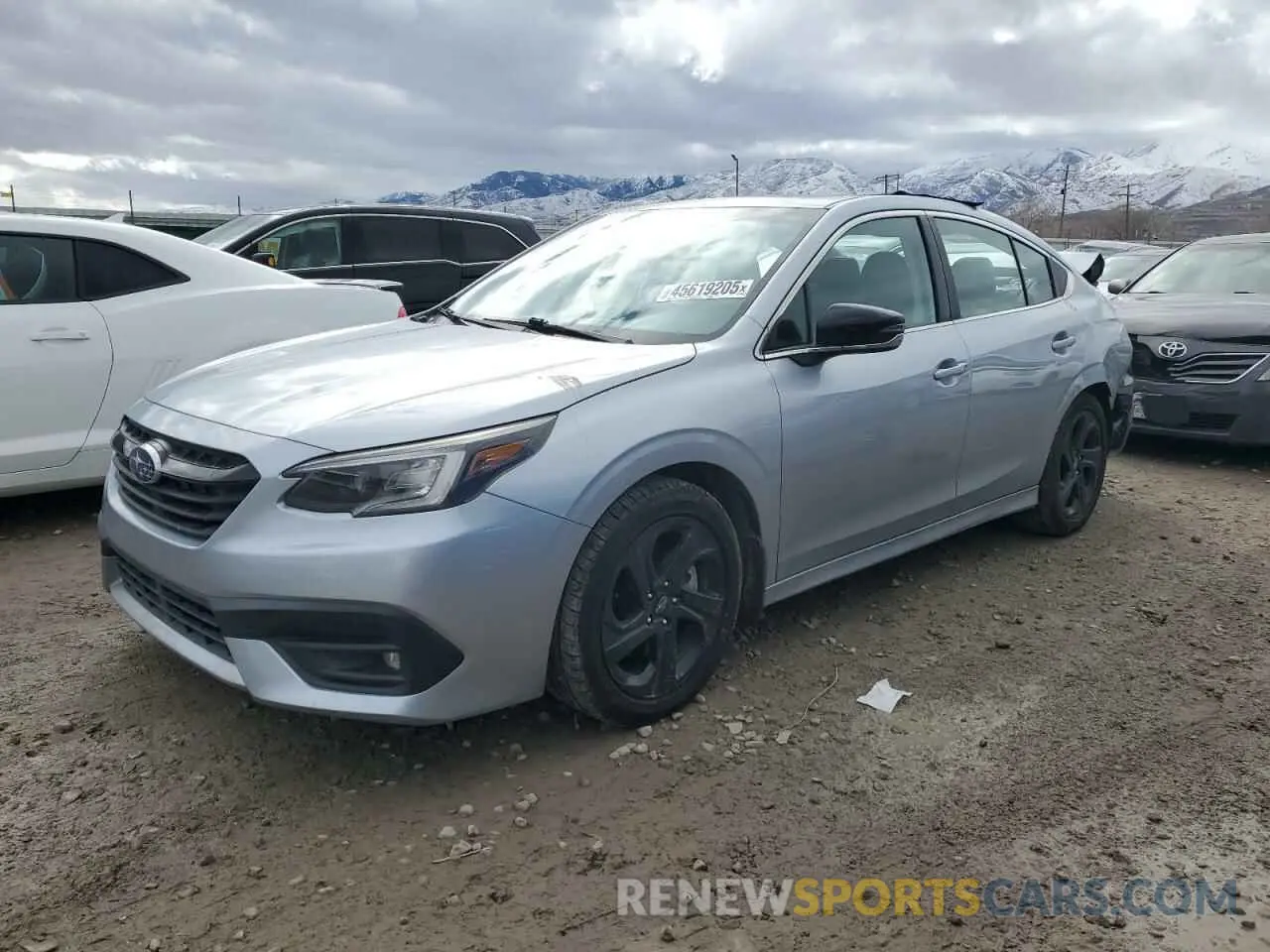 1 Photograph of a damaged car 4S3BWAG66L3006623 SUBARU LEGACY 2020