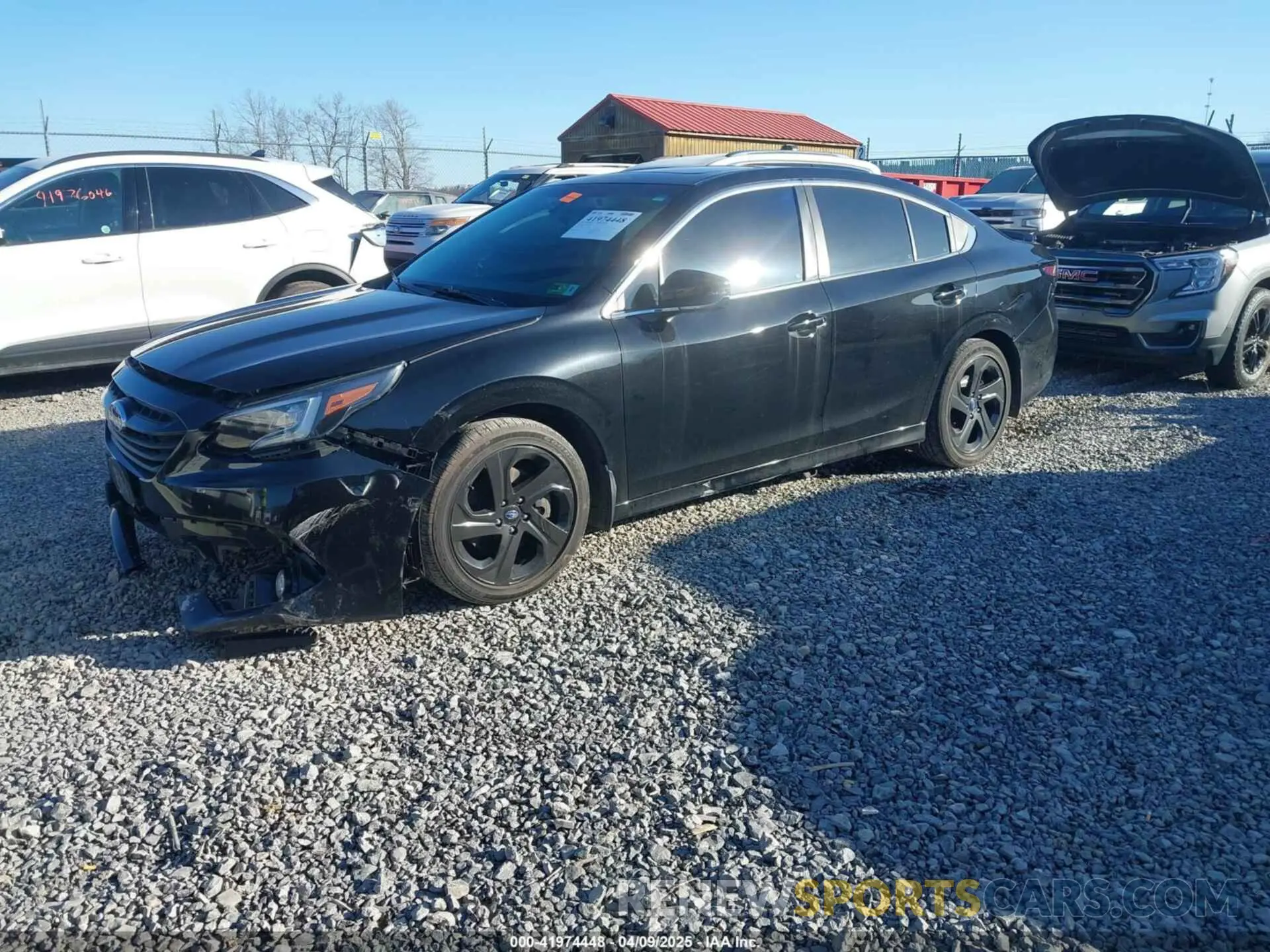 2 Photograph of a damaged car 4S3BWAG67L3009966 SUBARU LEGACY 2020