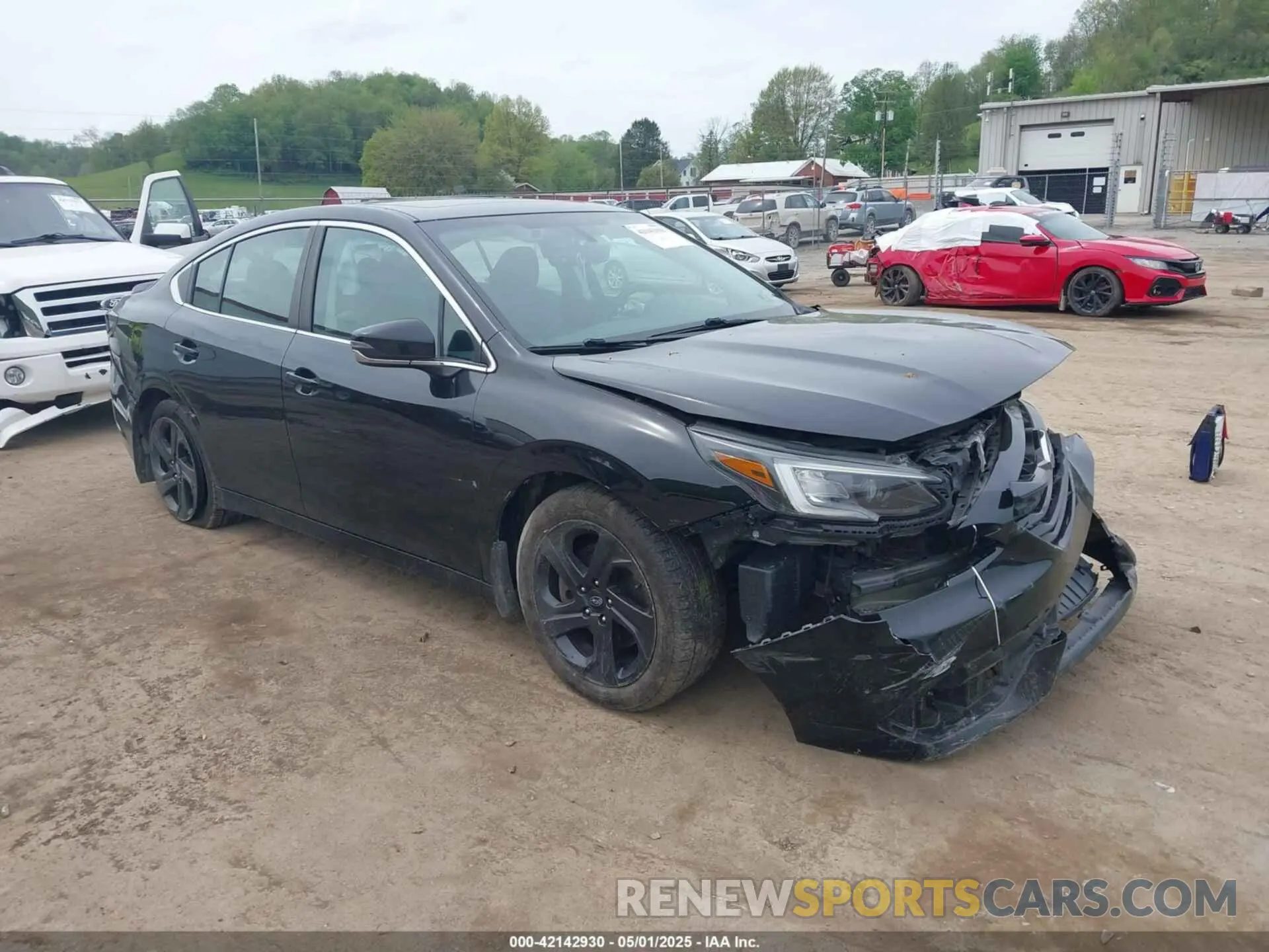 1 Photograph of a damaged car 4S3BWAG68L3022998 SUBARU LEGACY 2020