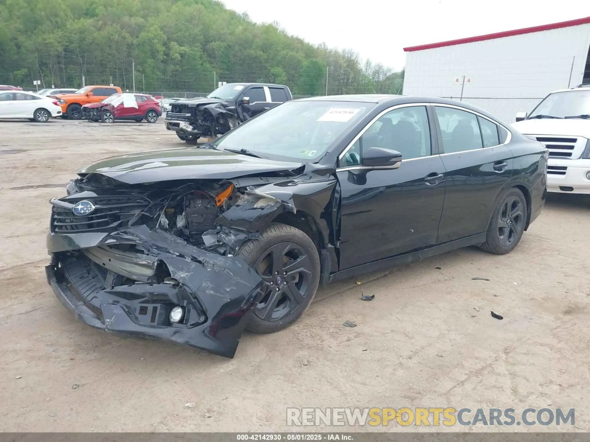 2 Photograph of a damaged car 4S3BWAG68L3022998 SUBARU LEGACY 2020