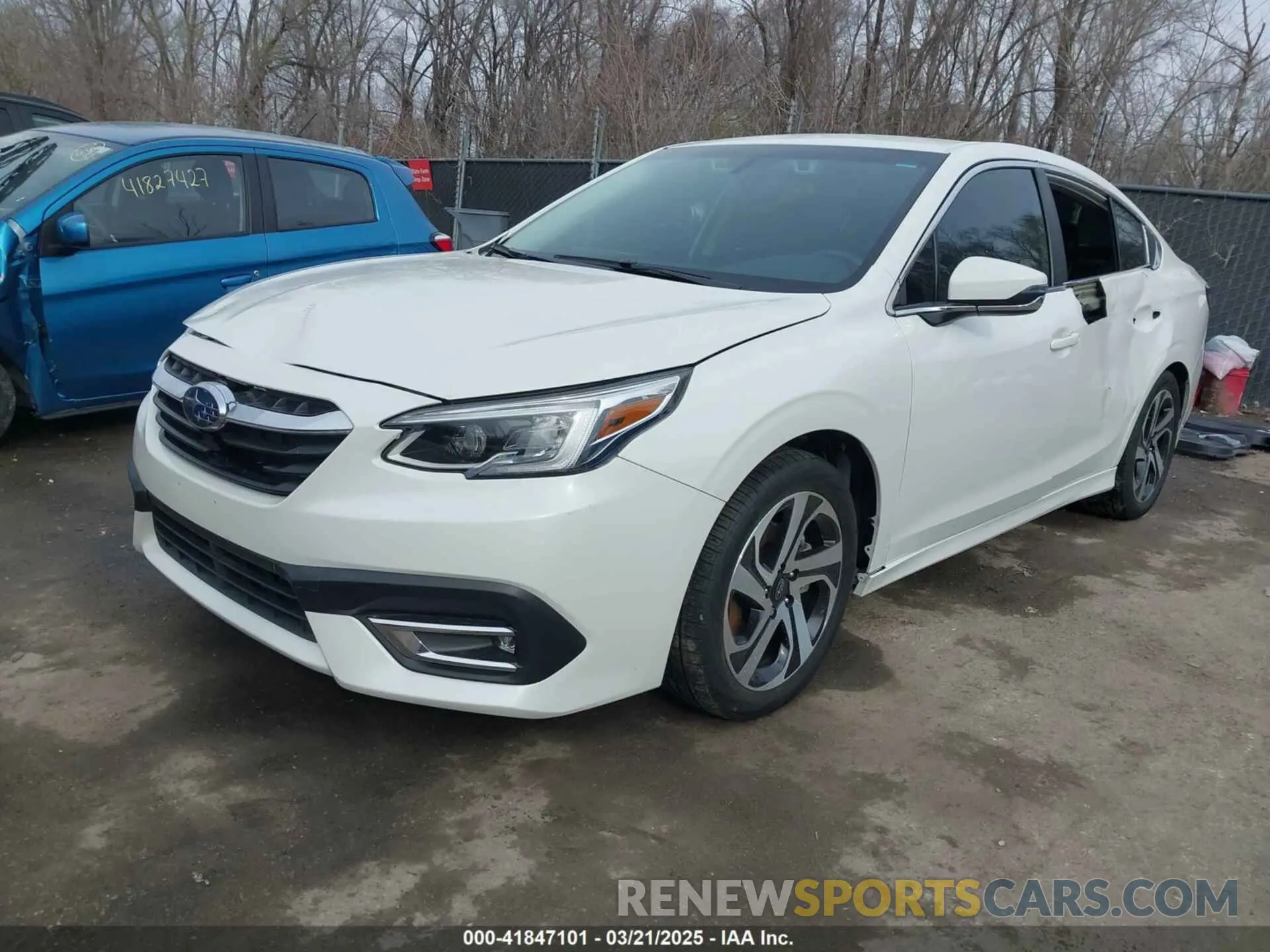2 Photograph of a damaged car 4S3BWAL61L3003411 SUBARU LEGACY 2020
