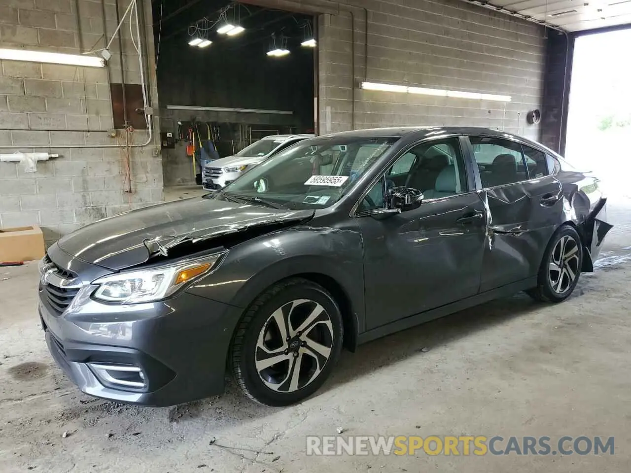 1 Photograph of a damaged car 4S3BWAL67L3010010 SUBARU LEGACY 2020