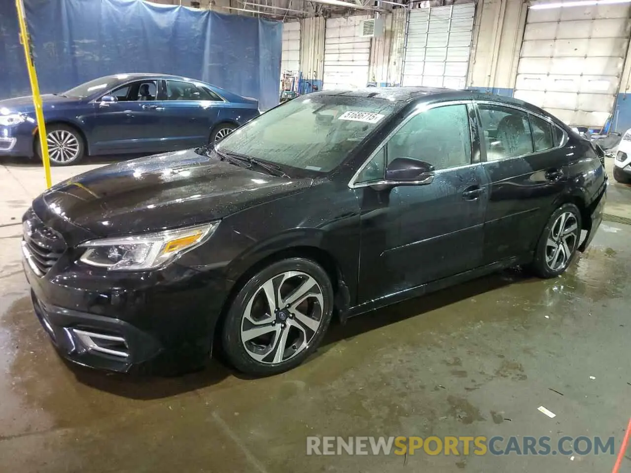 1 Photograph of a damaged car 4S3BWAL68L3014387 SUBARU LEGACY 2020