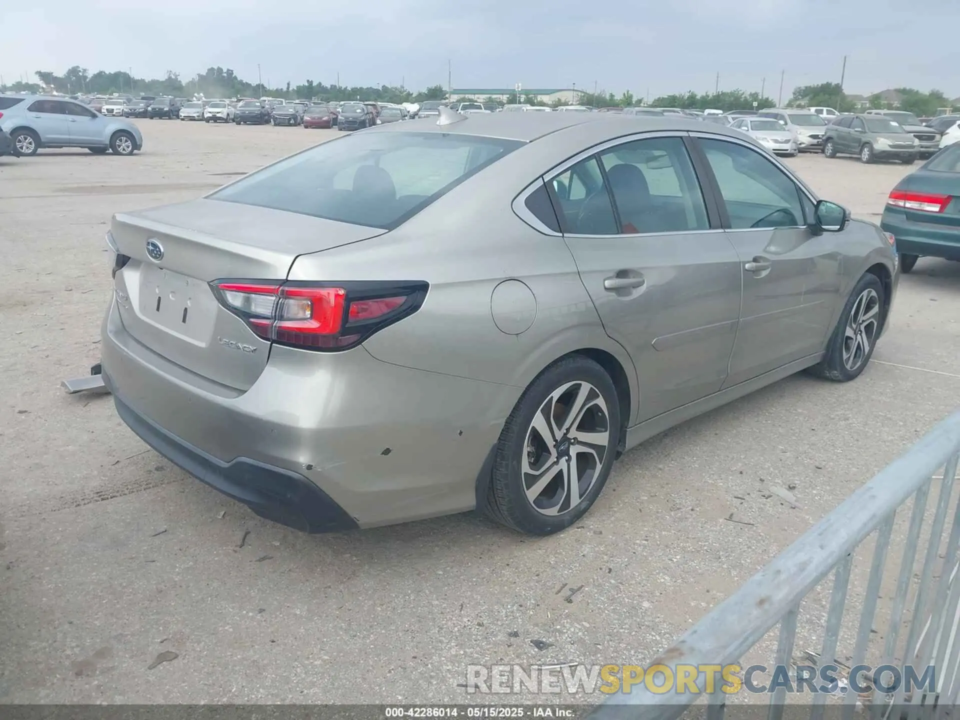 4 Photograph of a damaged car 4S3BWAN60L3026689 SUBARU LEGACY 2020