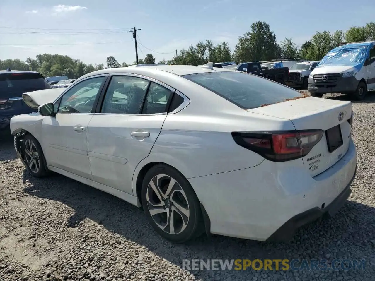 2 Photograph of a damaged car 4S3BWAN61L3024692 SUBARU LEGACY 2020