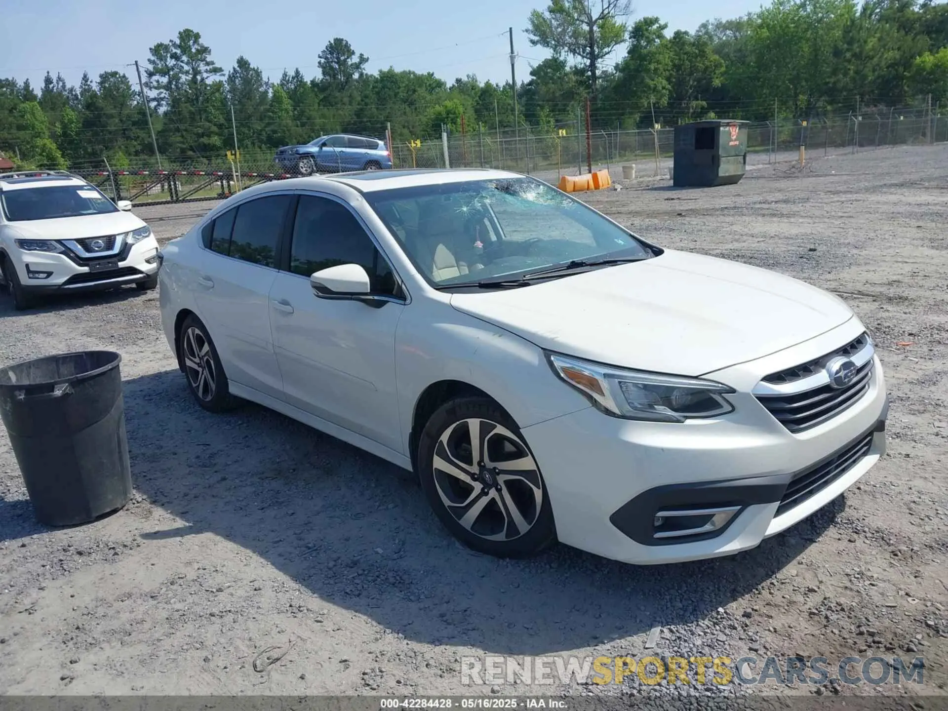 1 Photograph of a damaged car 4S3BWAN62L3024295 SUBARU LEGACY 2020