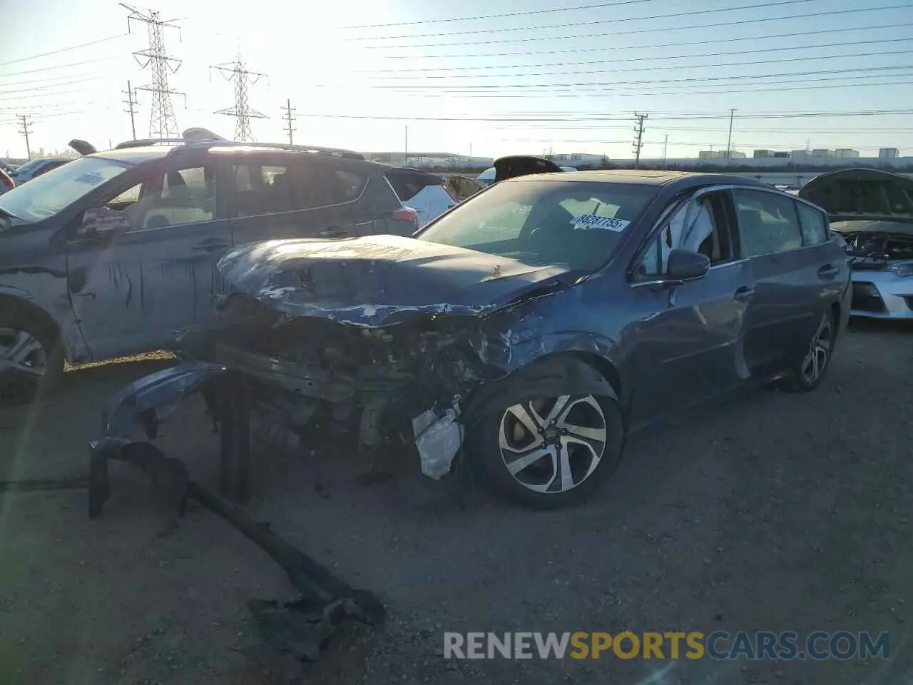 1 Photograph of a damaged car 4S3BWAN63L3009689 SUBARU LEGACY 2020