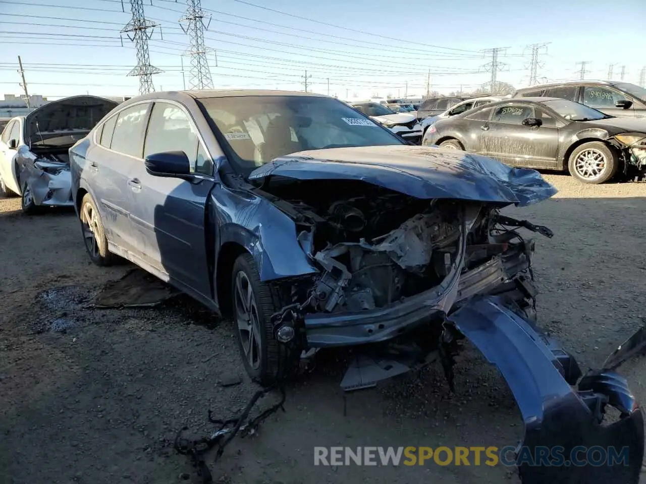 4 Photograph of a damaged car 4S3BWAN63L3009689 SUBARU LEGACY 2020