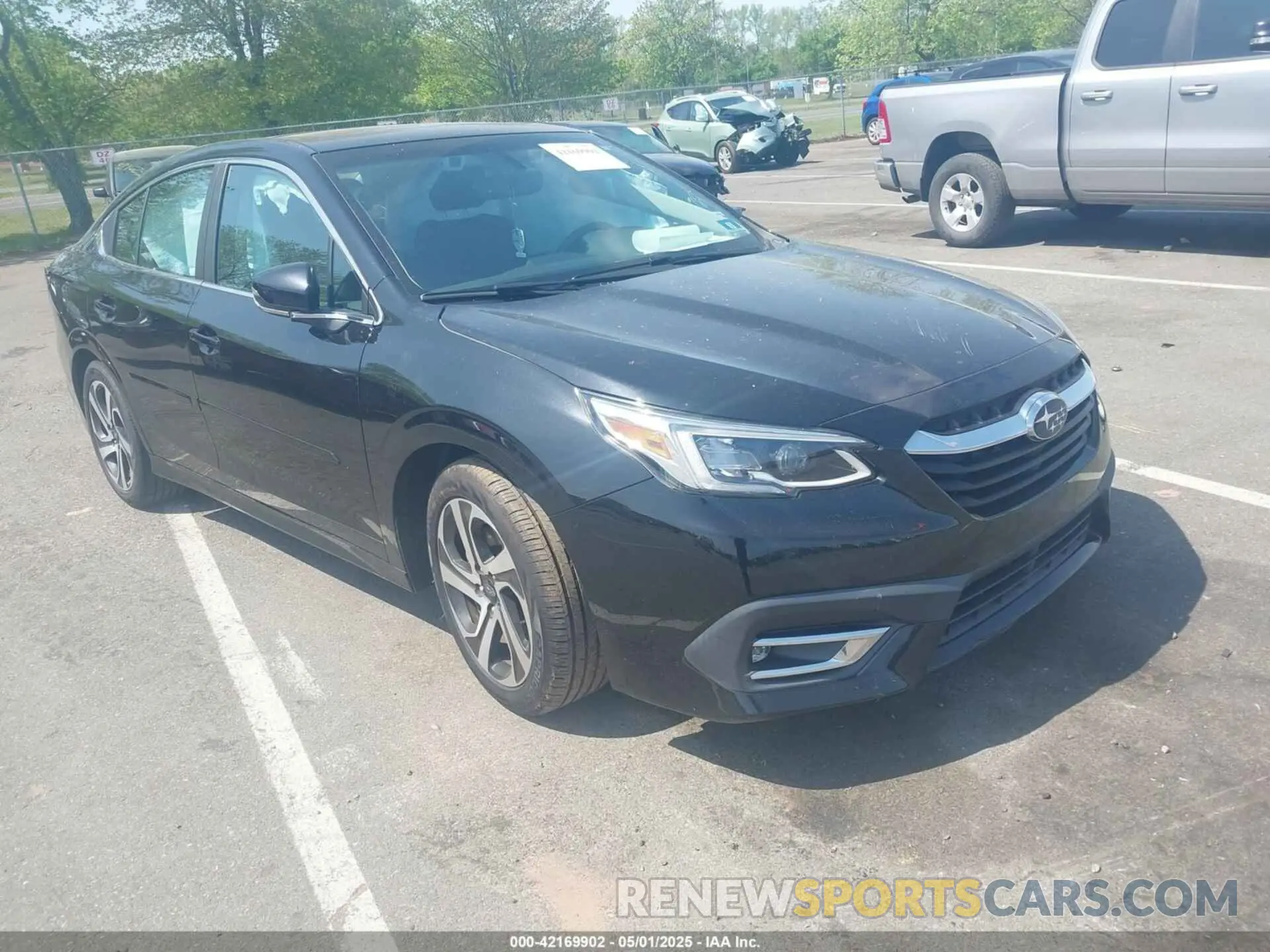 1 Photograph of a damaged car 4S3BWAN65L3019673 SUBARU LEGACY 2020