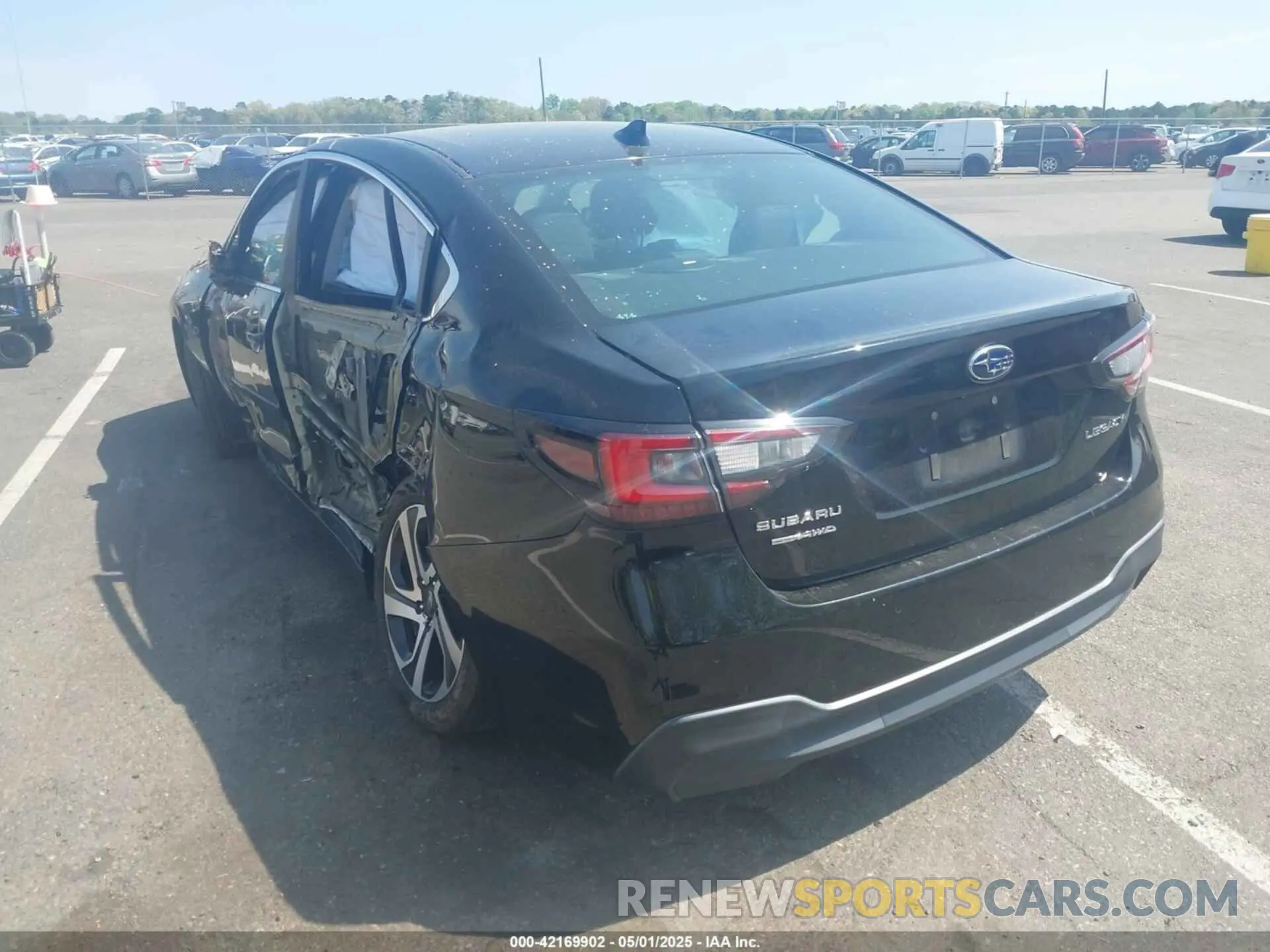 3 Photograph of a damaged car 4S3BWAN65L3019673 SUBARU LEGACY 2020