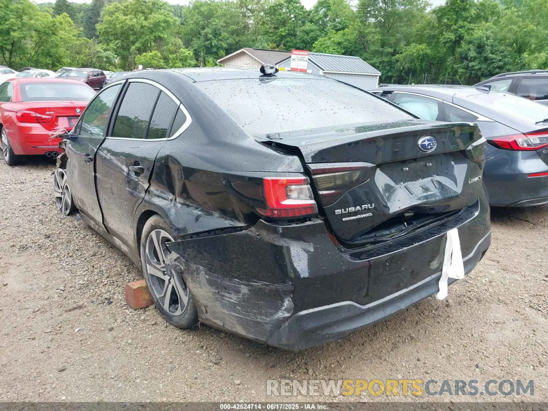 3 Photograph of a damaged car 4S3BWAN65L3028941 SUBARU LEGACY 2020