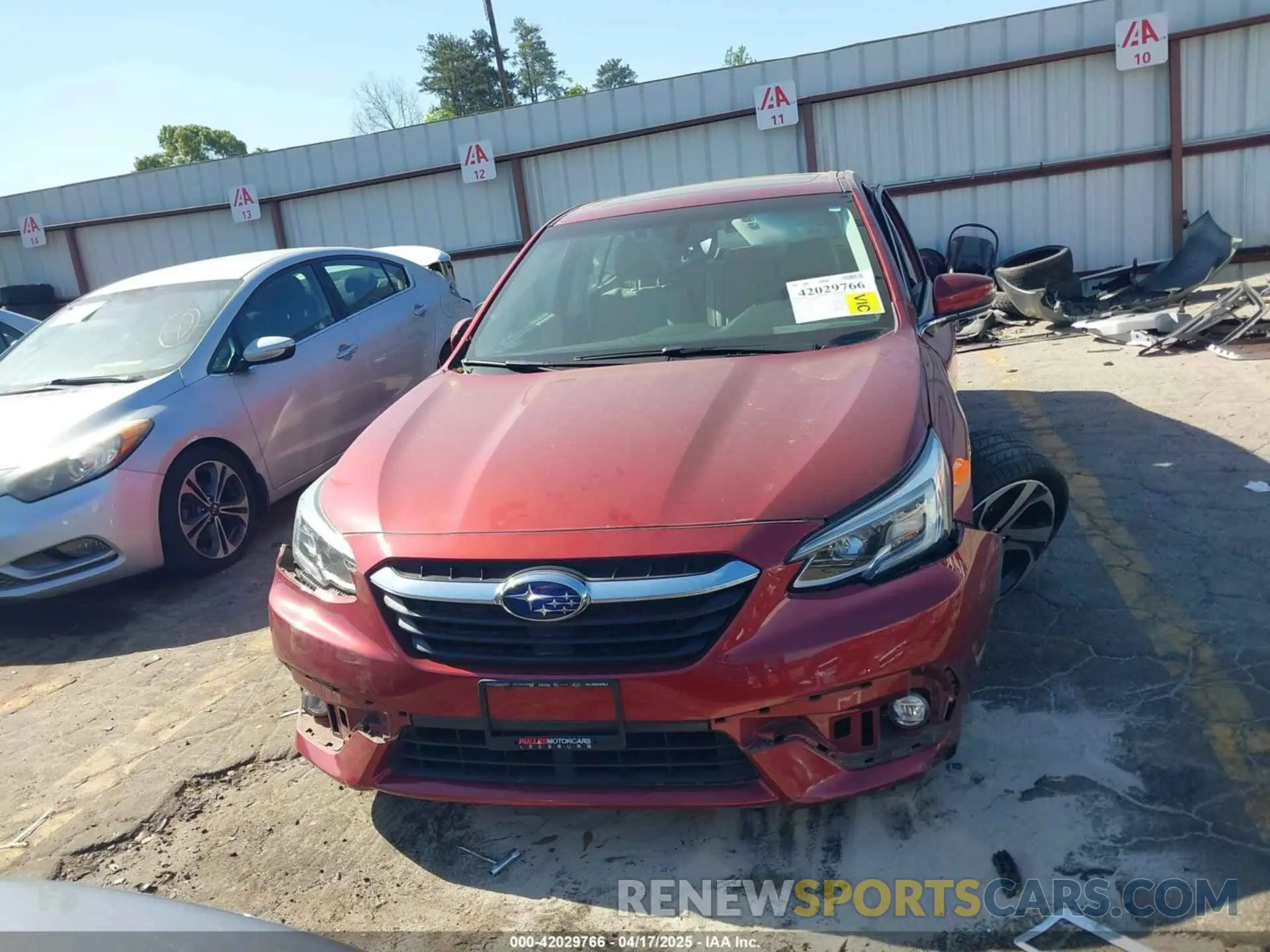 11 Photograph of a damaged car 4S3BWAN67L3007010 SUBARU LEGACY 2020